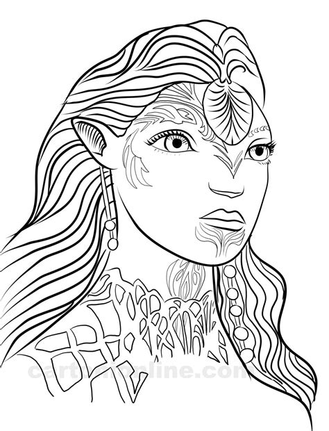 coloriage avatar